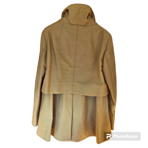 Ana Sousa womens wool coat, color yellow mustard, size 10. - Picture 4 of 4